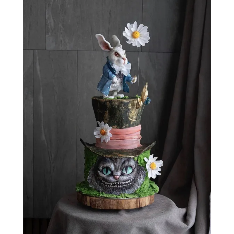 Торт "Алиса в стране чудес" (Анна Сухова, anechkacake)