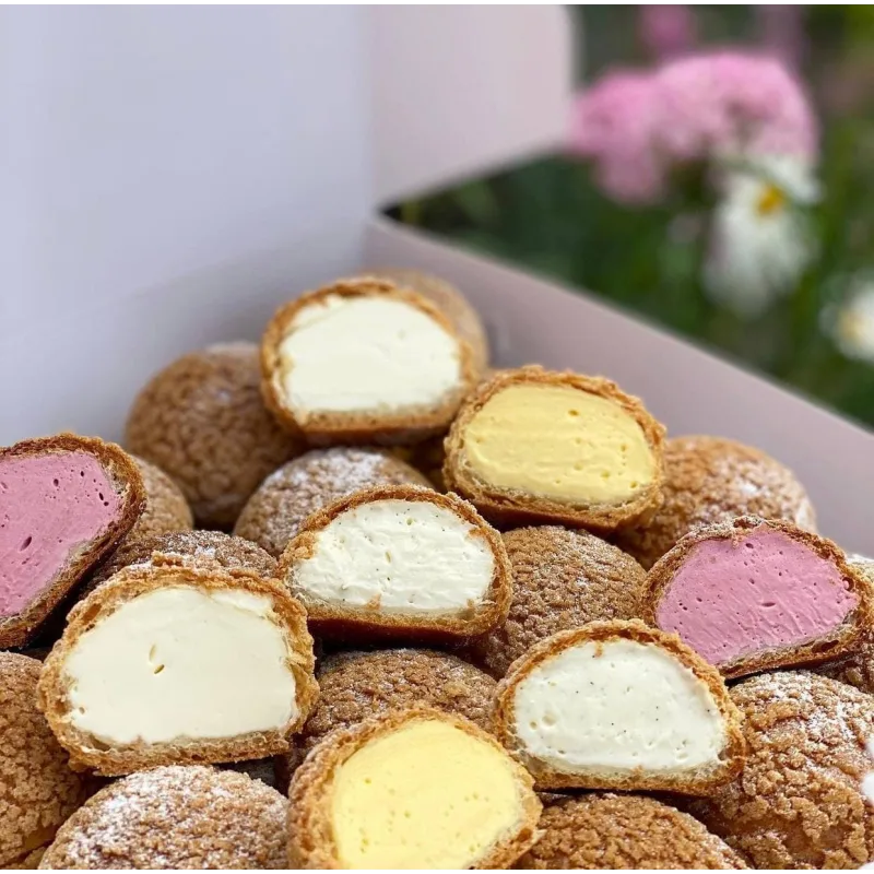 Видеоурок со всеми нюансами выпечки шикарных пирожных шу (bruner.yulia)