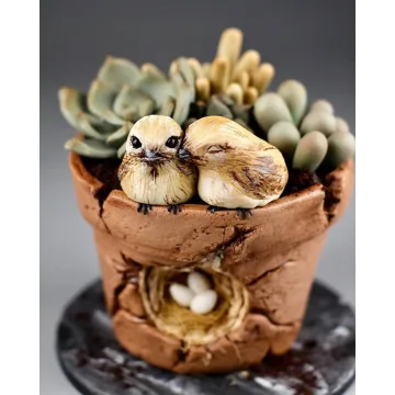 Торт в виде горшка (MARIA MAGRAT, mrs.magrat)