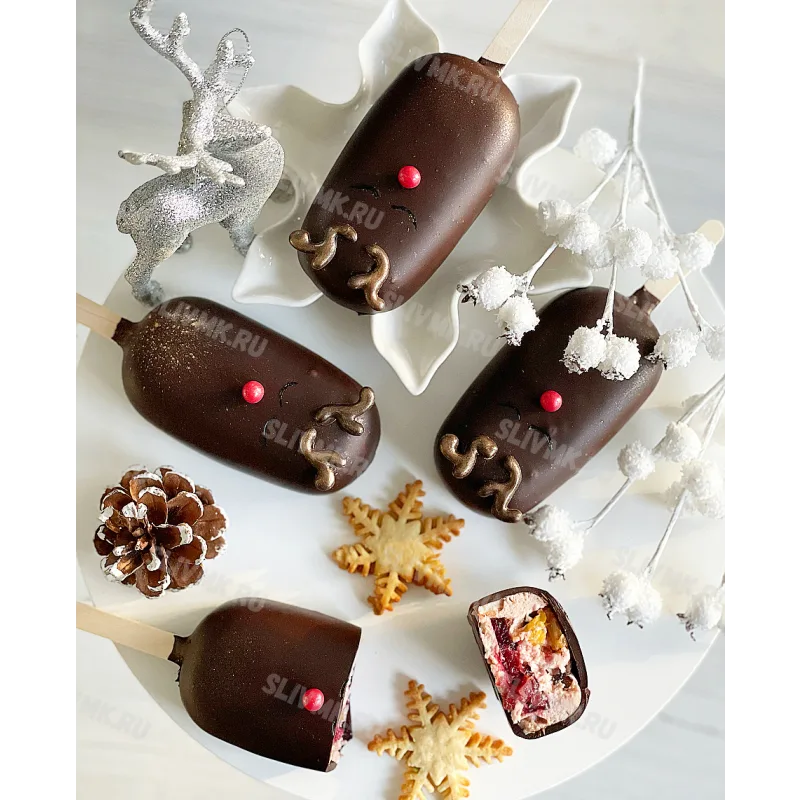 Муссовые пп десерты "Эскимо" (Екатерина Абрамова)