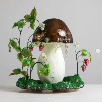 Марафон 3Д торт "Гриб" (Даяна Лус)