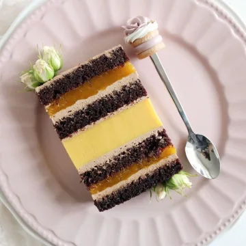 Рецепт / техника "Шоколад-манго-маракуйя" (Дарья Костияйнен)