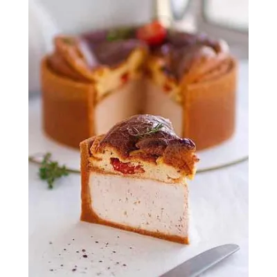 Соленый чизкейк "Чеддер-томат" (Полина Кошелева)