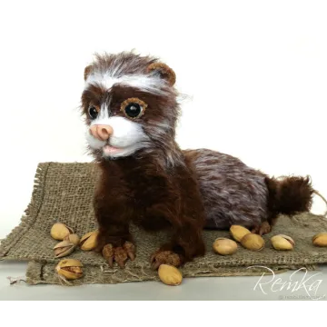 Хорек Добряк. Мастер-класс по вязанию крючком  (Ксения Ремнева)