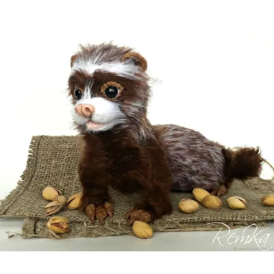 Хорек Добряк. Мастер-класс по вязанию крючком  (Ксения Ремнева)