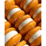 Макарон "Манго - Malibu" (sweetsbyalice)