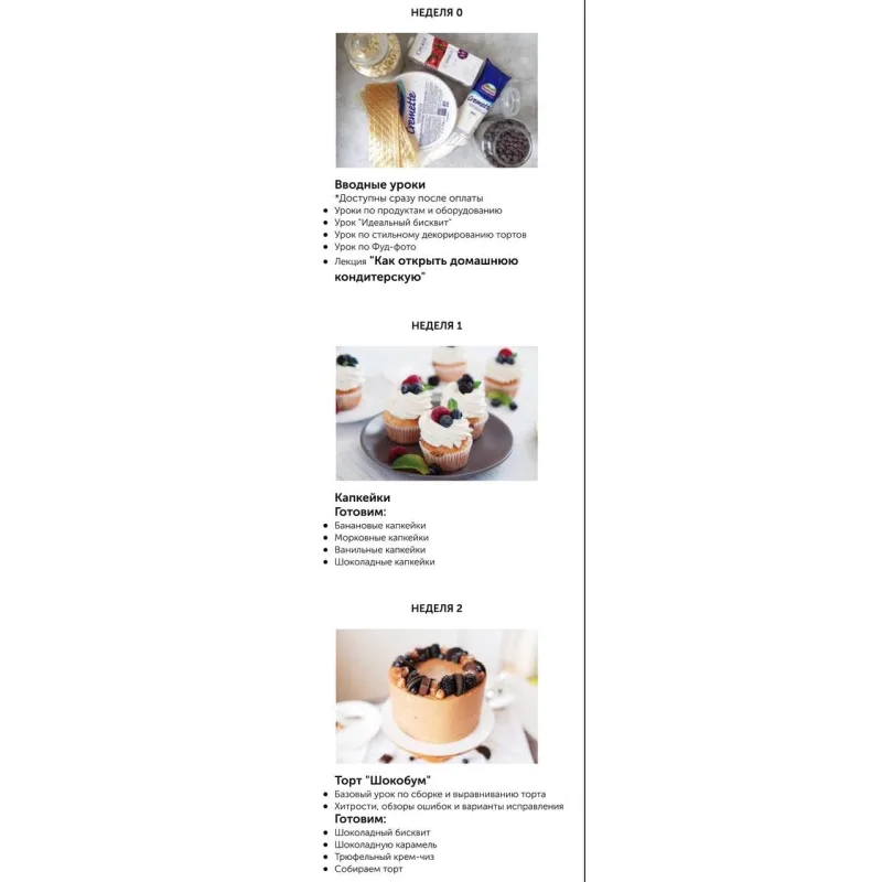 Базовый кондитерский курс (Ольга Шлычкова)