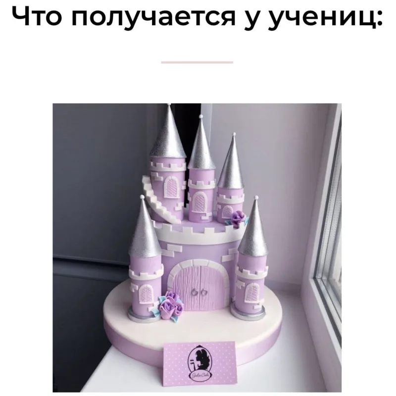 3D торты. Тариф "Всё сам" (Анна Комарова, Slastie School)