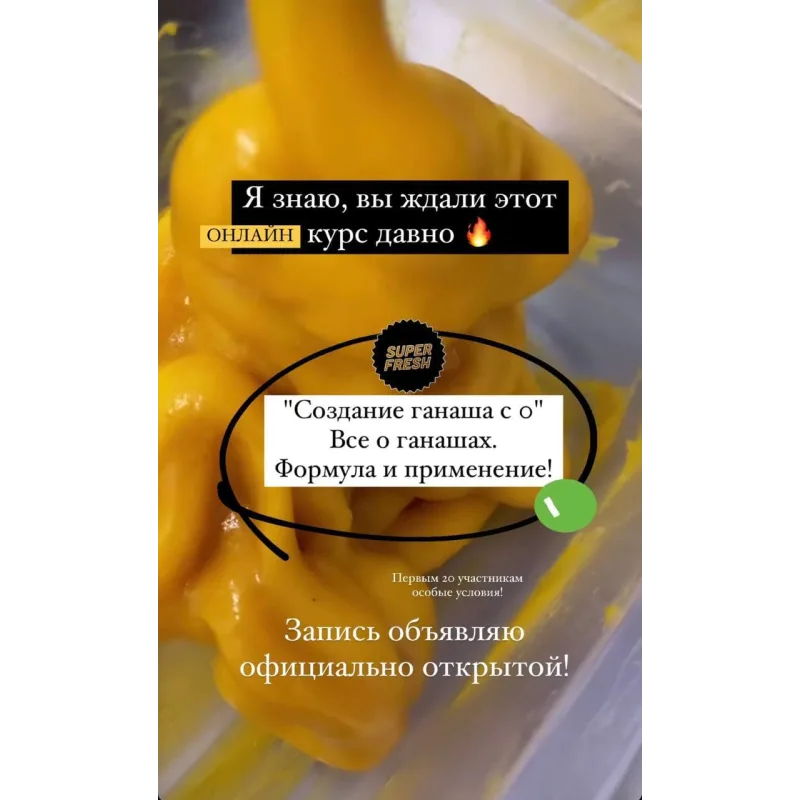 Теоретический курс "Создание ганаша с нуля" (Саба Джанджгава)