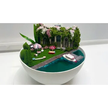 Торт "Дом в чашке" (Кристина Дольник)