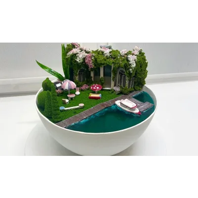 Торт "Дом в чашке" (Кристина Дольник)