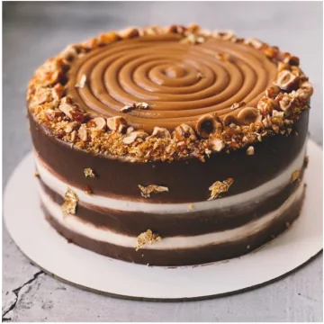 Торт "Шоколад-Карамель" 2021 (Ксения Нохрина)