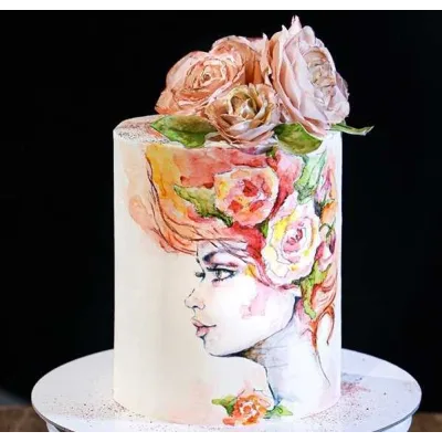 Акварельная роспись по шоколаду (Elena Elkina-Kovaleva)