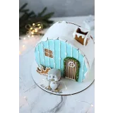 Видео-урок торт "Домик-медовик" (Ильзира Карагузина)