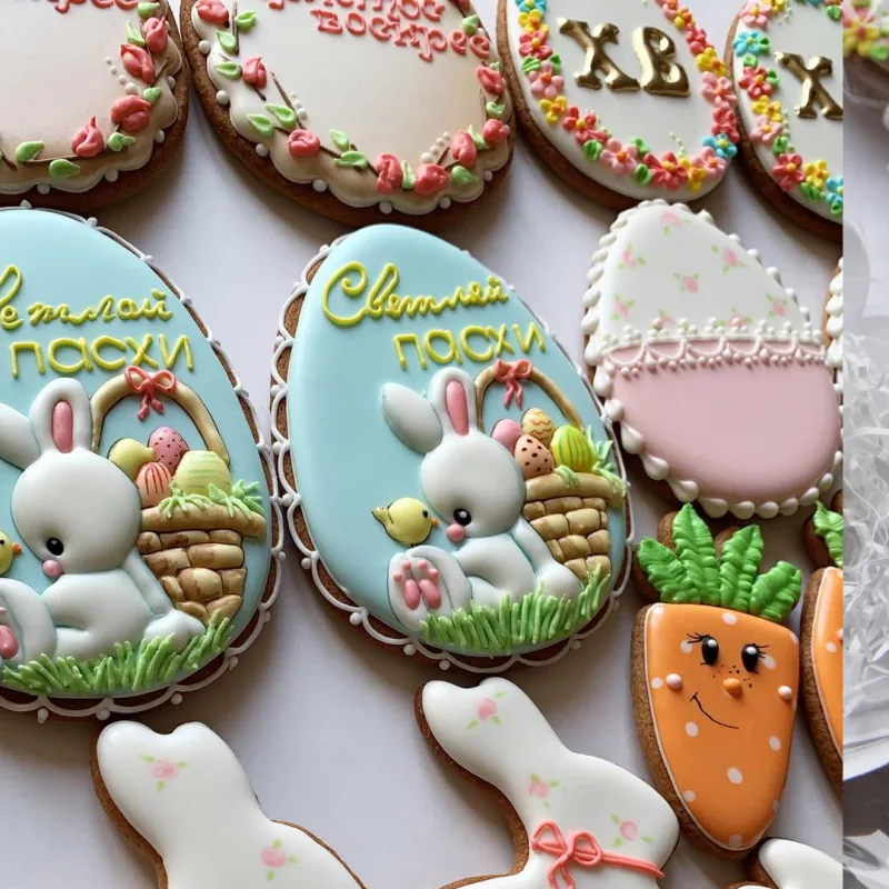 Мастер-класс 6 пряничков к Пасхе. Роспись. (Мария Ермолаева)