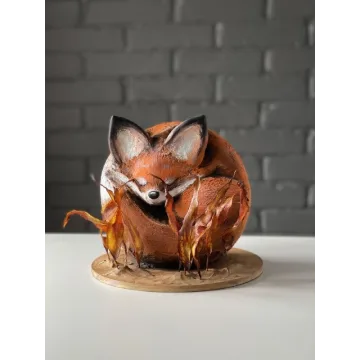 Торт «Лисенок» в 3D технике (Анастасия Казарьянц) @pro.moi.tort