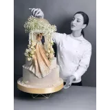 Онлайн-курс "Роспись тортов и вафельный декор" 2 ступень (Лилит Аракелян)