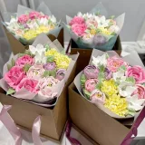 Цветы из Зефира. Букеты из Зефирных цветов. Тариф "Вип" (Ирина Левченко)