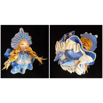 [Фом-арт] Запись МК Снегурочка игрушка на елку (Татьяна Шмелева)