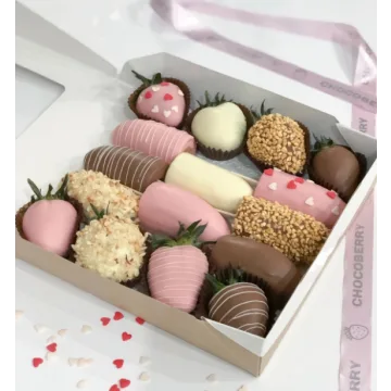 [ChocoBerry School] Мастер-класс "Набор из клубники и мини-бананов в шоколаде" (Алина Черенцова)