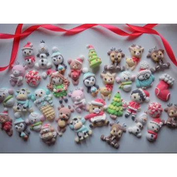 Новогодние мордашки маршмеллоу (zefirniy_krolik)