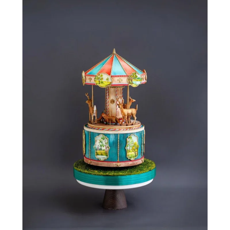 [g.l.cake] Шоу-торт Винтажная карусель (Людмила Гавриленко)