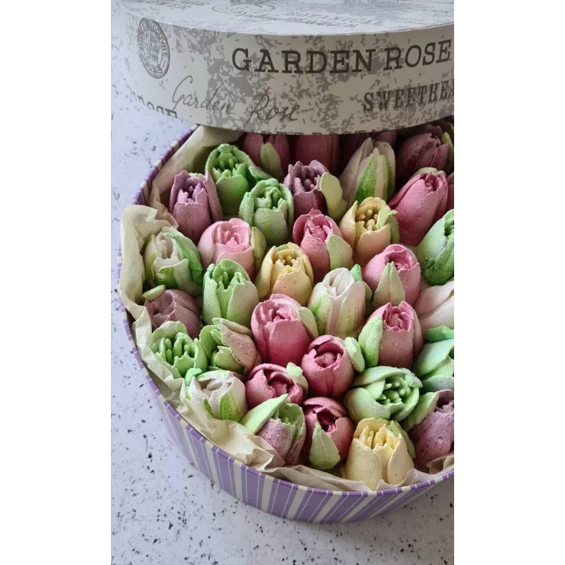 Видеоурок "Зефирные тюльпаны" (Ляйсян Казыргалина)