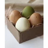 Муссовые пирожные в виде яиц (Виктория Углева)