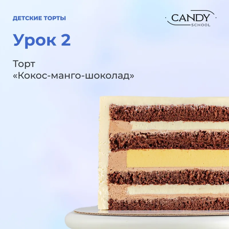 [candy school] Онлайн-курс "Детские торты" (Наталья Юн)