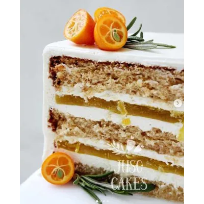 Орехово-ореховый торт. Рецепт и Техника (Juso Cakes)