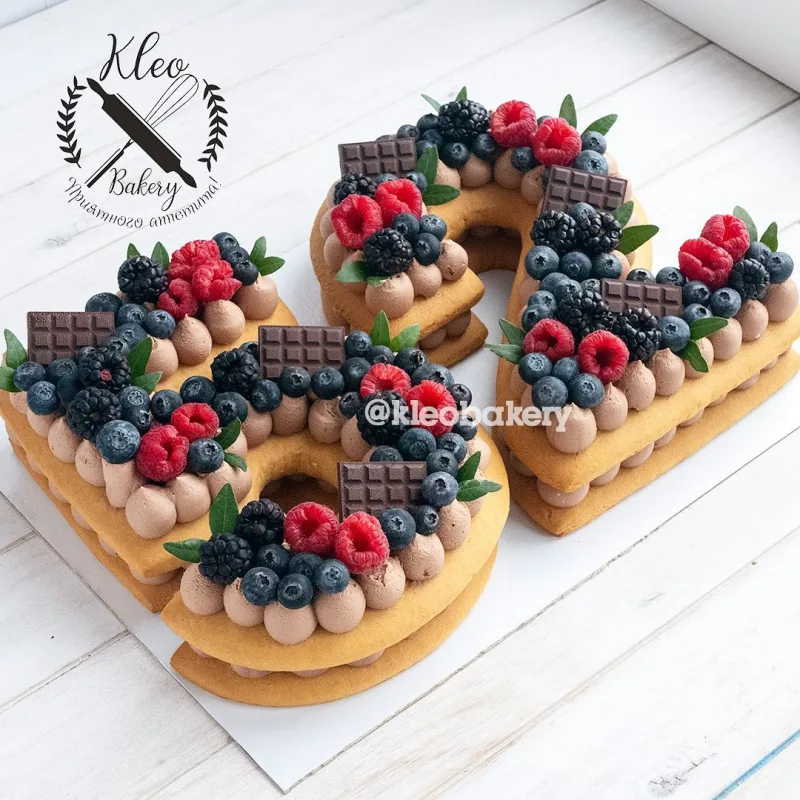 [Kleobakery] Торт-цифра (Кристина Леоненко)