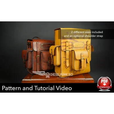 Выкройка кожаного рюкзака [DieselpunkRo]