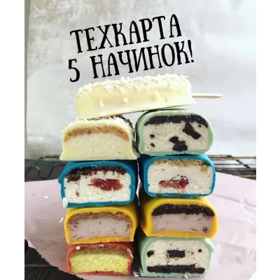 Чизкейк эскимо (Юлия Бугимбаева)