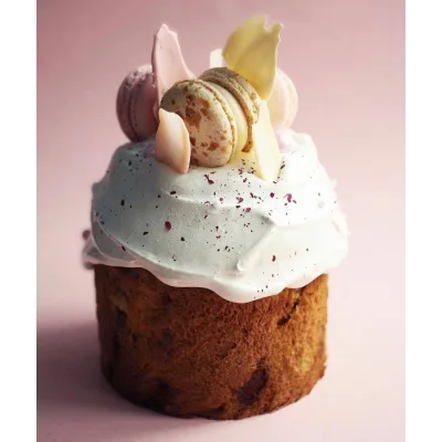 Кулич с грецкими орехами и карамелью (Алина Павлова)