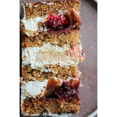 Торт Морковный вишня карамель (Нюта Зеленская)