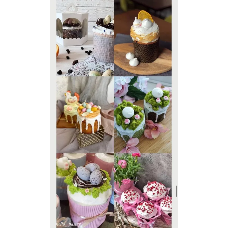 Пасхальный курс. Куличи + Марафон (Алина Макарова, cake school)