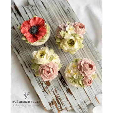 Мастер-класс по кремовой флористике (Залина Борисова)