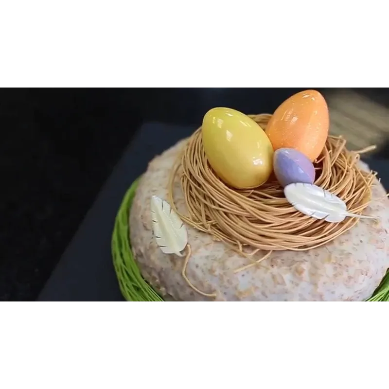 Банановый кекс с пасхальным декором (Людмила Букина)