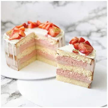 Безглютеновый ягодный торт [Make Cake]