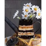 Торт "Лейка с ромашками" (Анна Сухова, anechkacake)