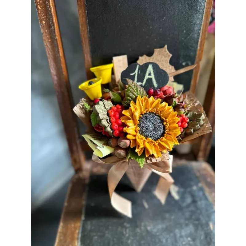 [ВегБукет] Восхитительные бюджетные букеты из зефира к 1 сентября (Юлия Чувьюрова)