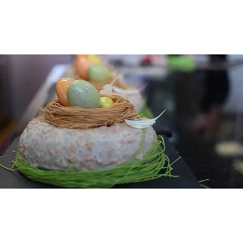 Банановый кекс с пасхальным декором (Людмила Букина)