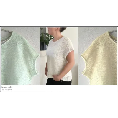 [Вяжи.ру] Топ из льна «Hor no11» (Lone Kjeldsen)