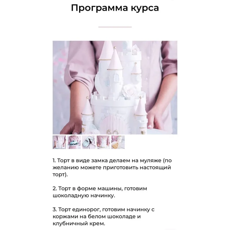 3D торты. Тариф "Всё сам" (Анна Комарова, Slastie School)