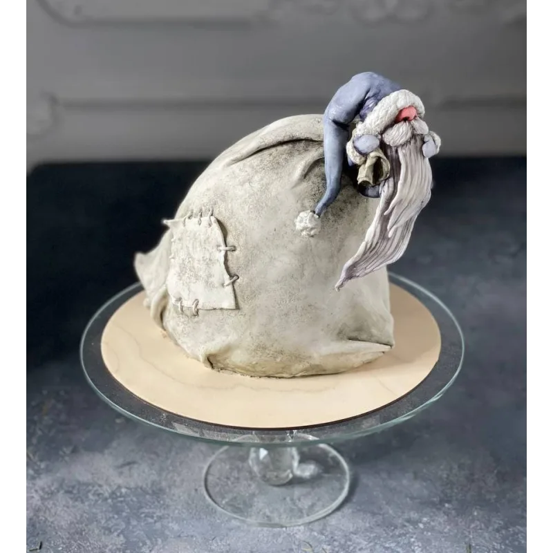 Торт "Санта с подарками" (Елена Гнут)