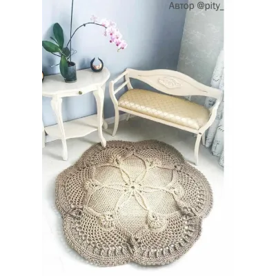 [Lacemats] Ковер «LaceShell/Ракушка» (Татьяна Рязанова)