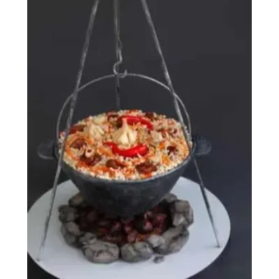 [g.l.cake] Торт Казан с пловом (Людмила Гавриленко)