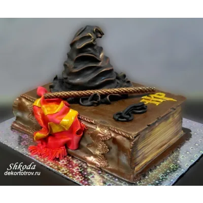 Декор торта "Книга"(Татьяна Шкода)