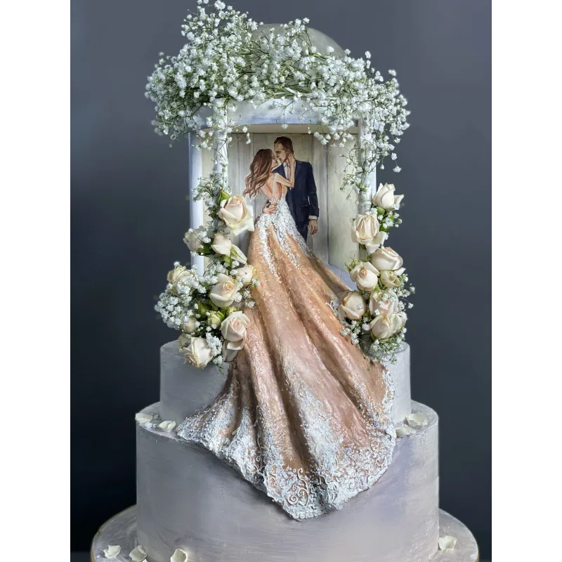 Онлайн-курс "Роспись тортов и вафельный декор" 2 ступень (Лилит Аракелян)