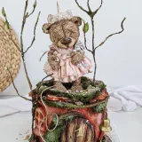 Мастер класс 3д торт "Мишка-малышка” (Ольга Громак, gromak_cake_omsk)